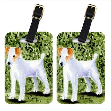 Carolines Treasures SS8734BT Jack Russell Terrier Luggage Tag - Pair 2, 4 x 2.75 In. SS8734BT